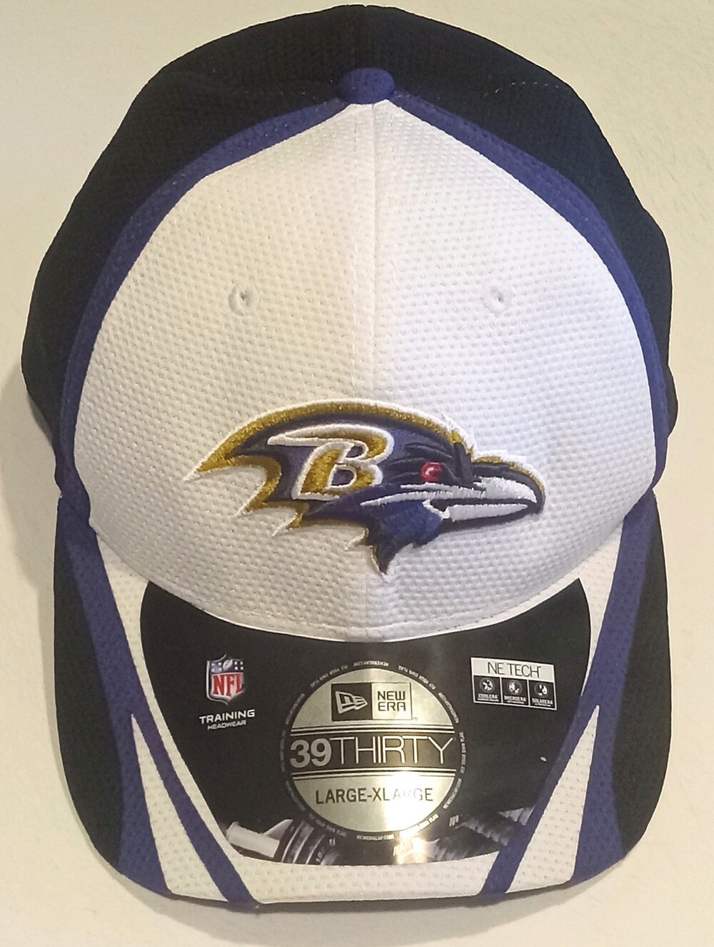 Baltimore Ravens Flex Fit Hat Sideline On Field Stitched Logo Size LARGE/XL New